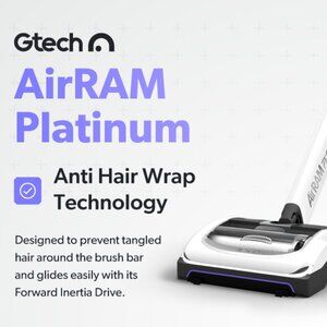 New GTECH Air Ram Platinum  vacuum.📍PRICE DROP DUE TO MISSING BATTERY📍📍